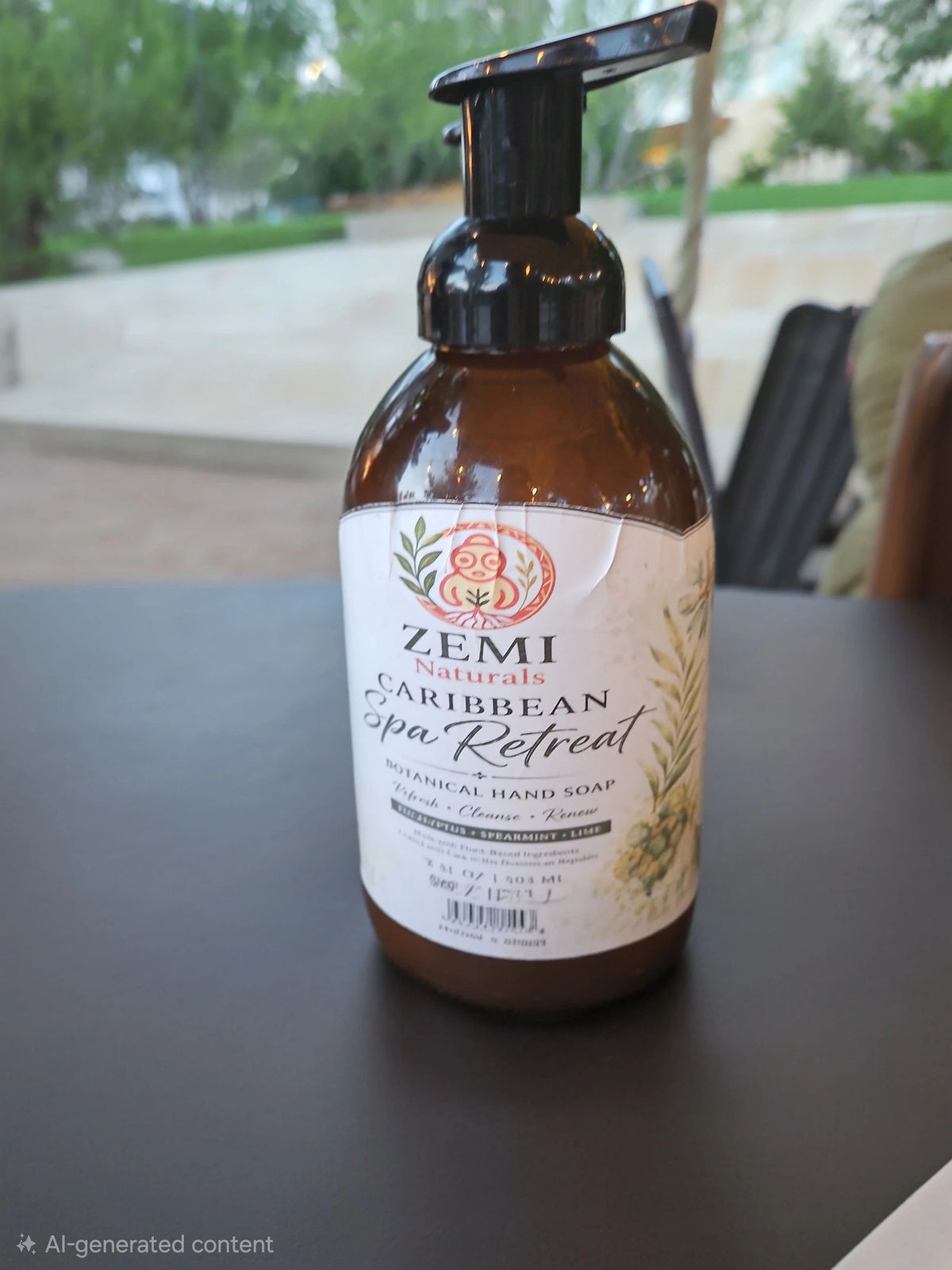 Zemi Naturals Caribbean Spa Retreat hand soap