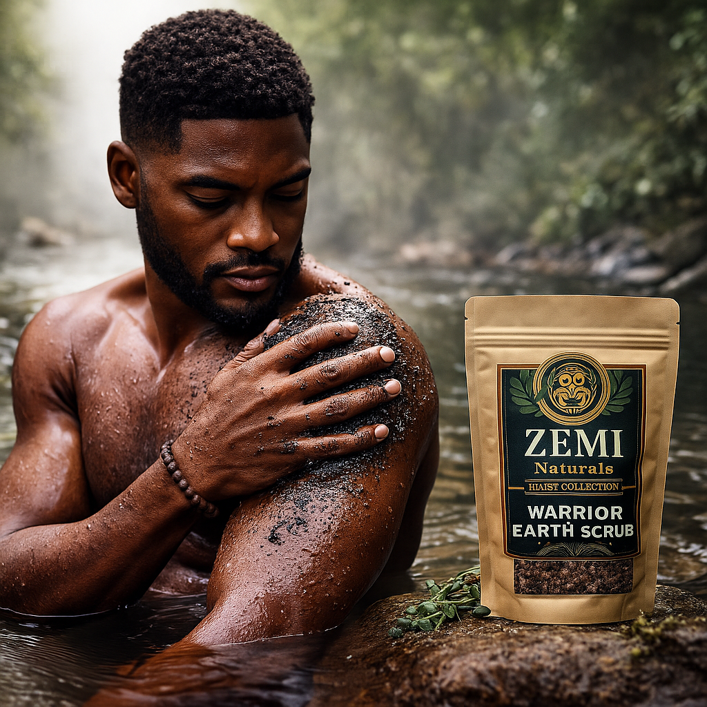 Grounded King Ancestral Earth Body Scrub by Zemi Naturals