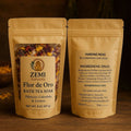 Zemi Naturals Flor de Oro botanical bath tea soak