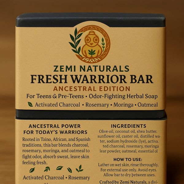 Zemi Naturals Fresh Warrior ancestral edition cleansing bar
