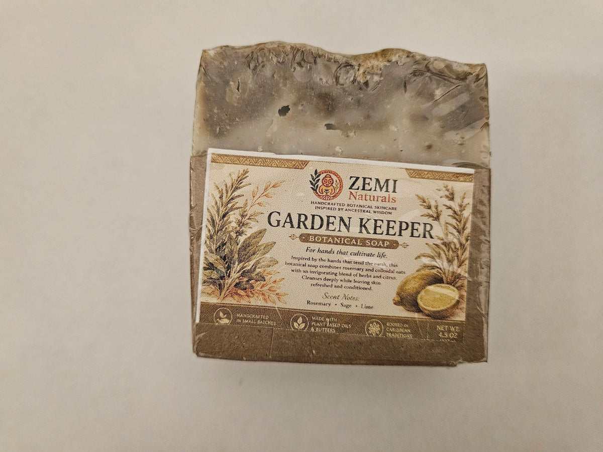 Zemi Naturals Garden Keeper botanical soap