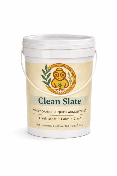 Zemi Naturals Clean Slate traditional liquid laundry soap