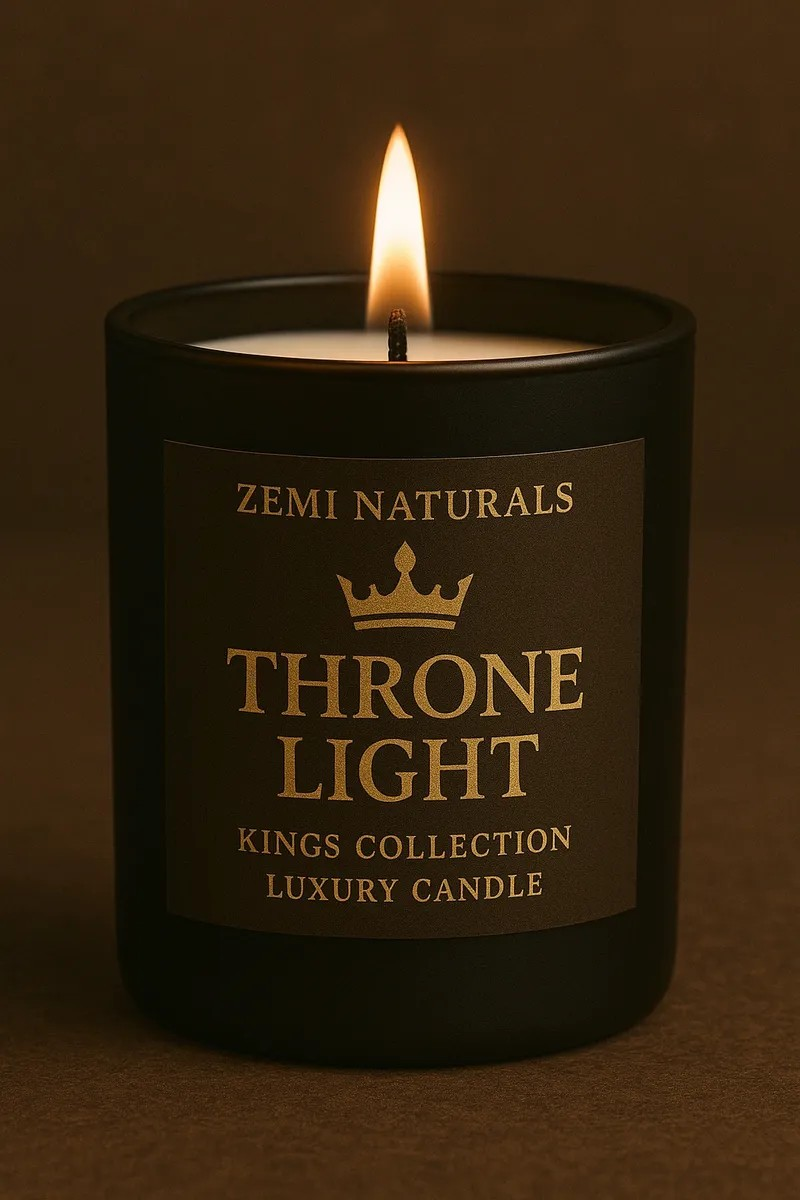 Throne Light Luxury Candle from the Zemi Naturals Kings Collection