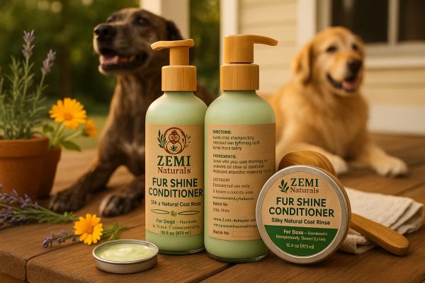 Zemi Naturals Sacred Paws fur shine conditioner