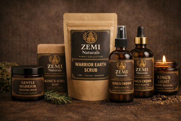 Zemi Naturals Kings botanical grooming collection